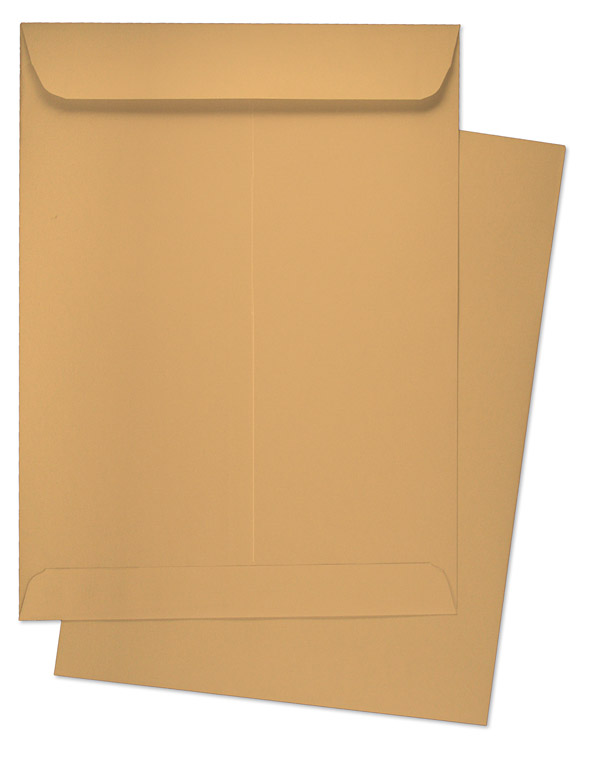 6x9 Envelopes EnDoc 10 X 15 Clasp Envelopes - 10 Pack Brown Kraft Catalog Mailing Gummed Seal Envelope - 28lb Heavyweight 10x15 Inches Manila Envelopes For Home 6x6 Closure
