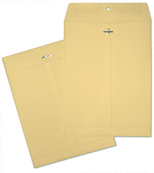 10 x 15 Clasp 32lb Manila Kraft Open End