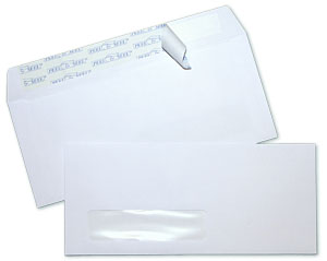 #10 24lb White Wove Window Peel and Seal