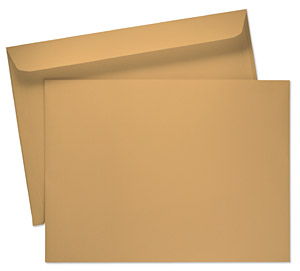 7 1/2 x 10 1/2 Booklet 28lb Brown Kraft
