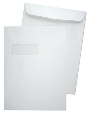 9 x 12 Catalog 28lb White Wove Horizontal Window 3