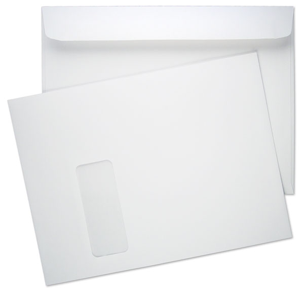 9 1/2 x 12 Clear Face Document Envelopes