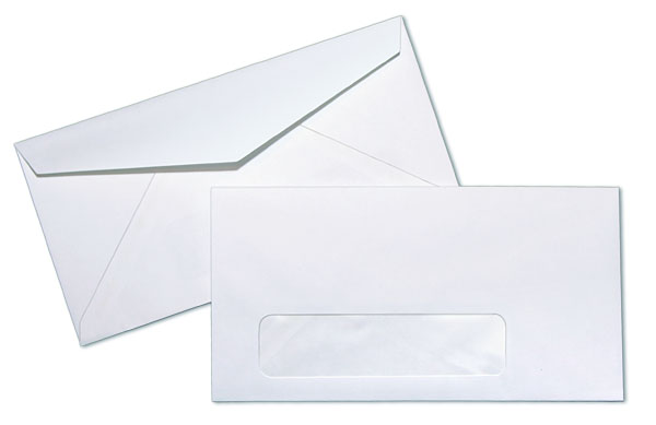 Monarch 24lb White Wove Standard Window | Commercial Envelopes | Paoli ...